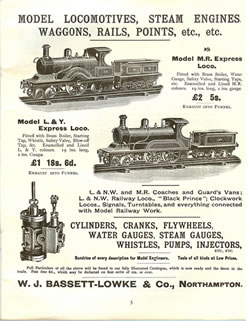 Picture of Bassett-Lowke Model Railway Catalogue
